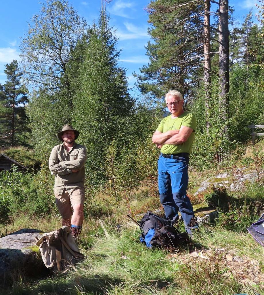 Bjørn Henrik Stavdahl Johansen og Bjarne Berg. Foto: Åse Østgård Hagen