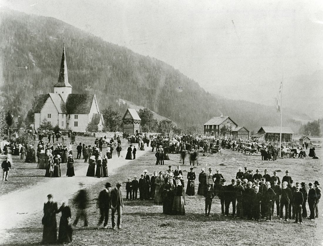 En smakebit fra Sagn og Soge 2024: Bagnsmoen. Fesjå på Landbruksdagen for Valdres 1898.