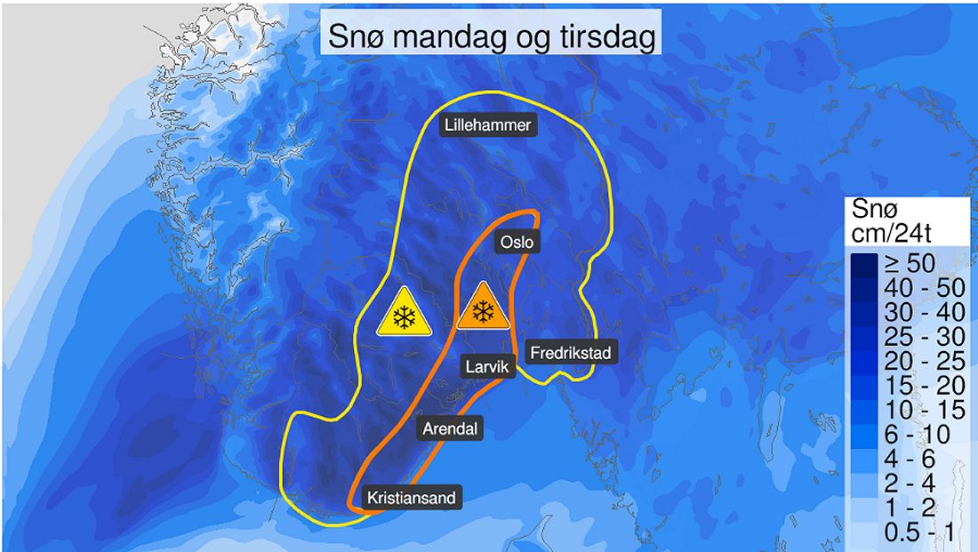 Gult farevarsel