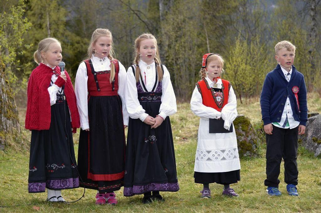Fra 17. mai-feiring på Bautahaugen. Foto: Arne G. Perlestenbakken
