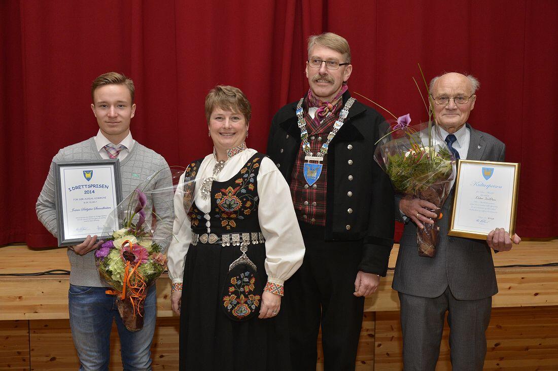 Idrettsprisen og kulturprisen 2014. Foto: Arne G. Perlestenbakken