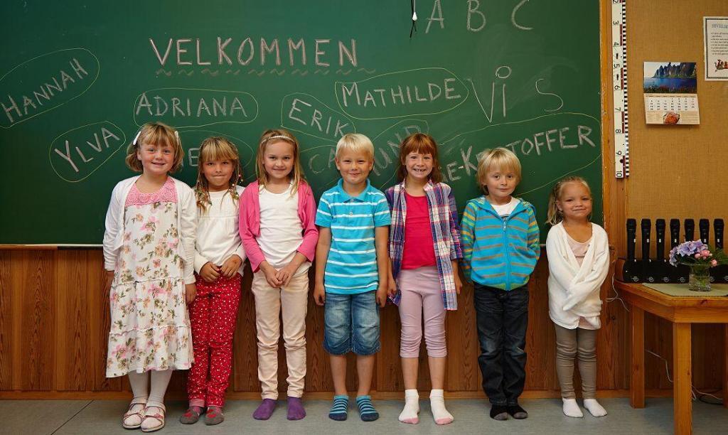 1. klasse. Foto: Vegard Finsrud