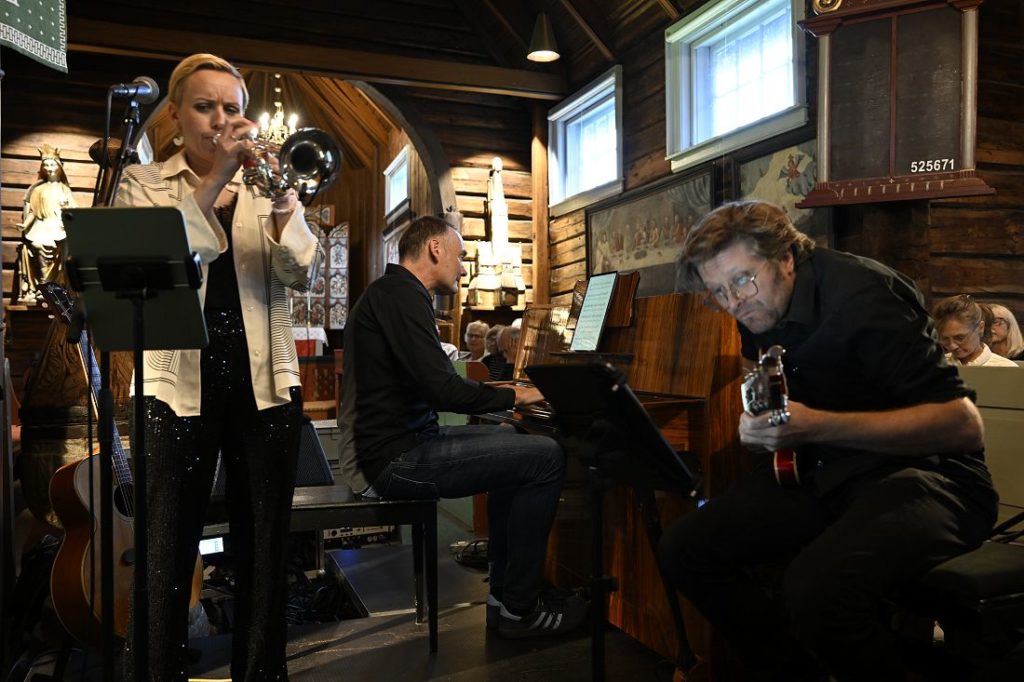 Tine Thing Helseth, Gunnar Flagstad og Jarle G. Storløkken. Foto: Arne G. Perlestenbakken