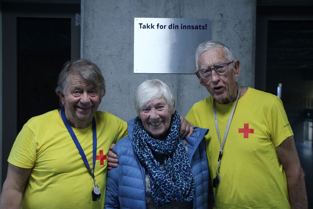 Rolf Gunnar Olsen, Bjørg Berg og Erik Råheim. Foto: Granheim